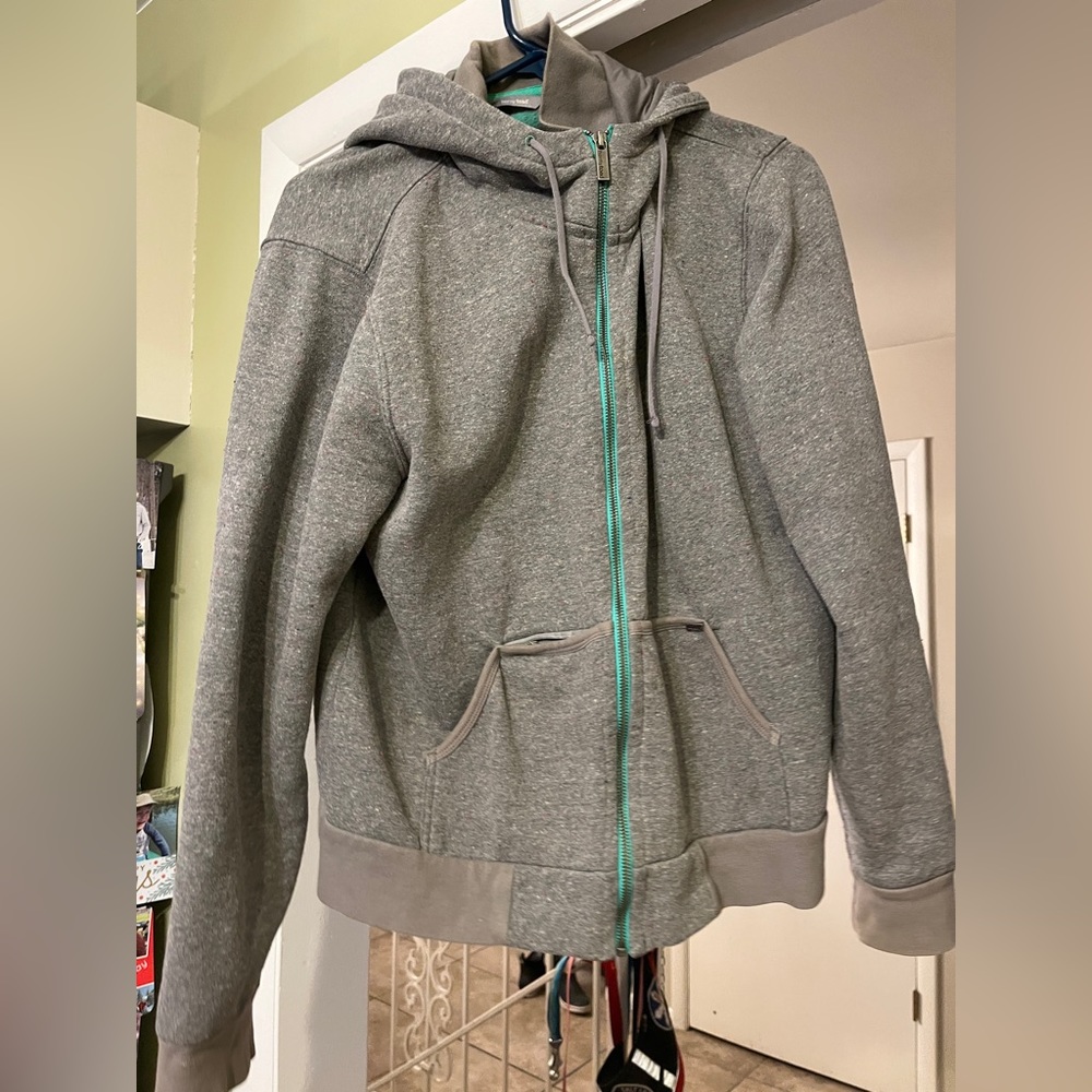 Gray and Green Striped Jacket - Picture 2 of 5